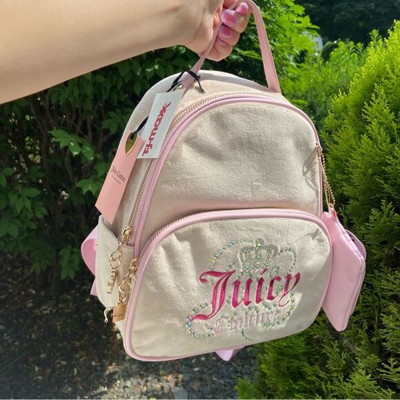 Juicy Couture Bag - Mini Backpack - Cream and Pink Mini Backpack main image 5